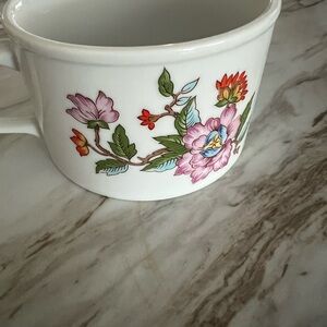 Dolphin Fine China Floral Mug